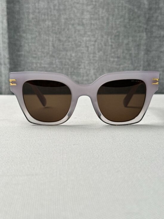 NEW Bvlgari B.zero1 BV40013I Sunglasses Lilac Ombre Brown main image 4
